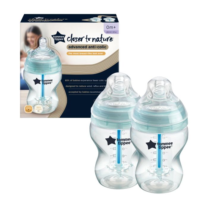 Advanced Anti-Colic baby bottle against a white background
