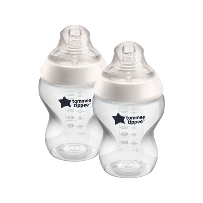 Closer to Nature baby bottle against a white background